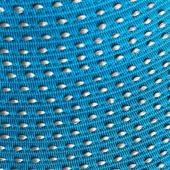 San Diego Hat Company aqua and cream fabric sun hat main image 4